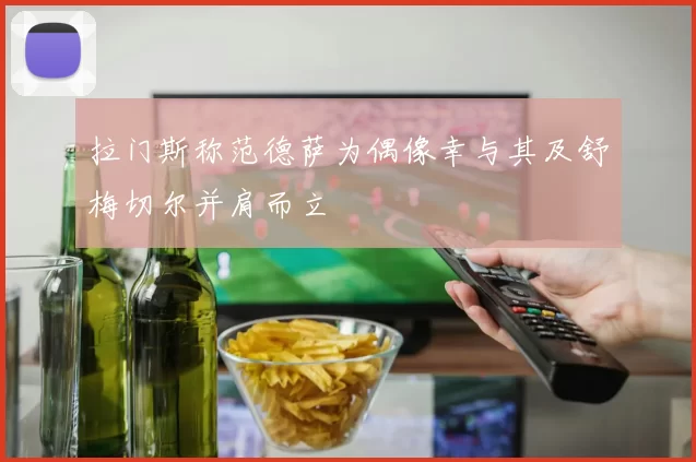 拉门斯称范德萨为偶像幸与其及舒梅切尔并肩而立