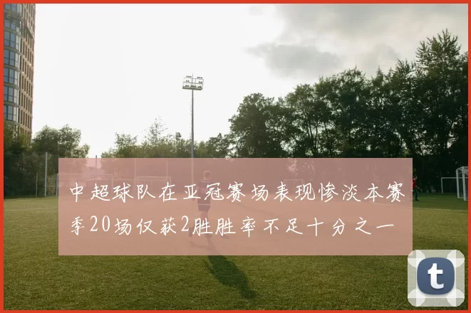 中超球队在亚冠赛场表现惨淡本赛季20场仅获2胜胜率不足十分之一