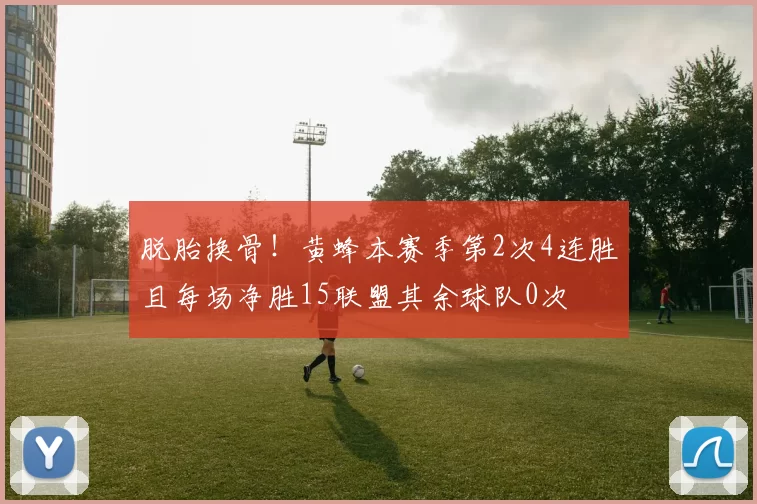 脱胎换骨！黄蜂本赛季第2次4连胜且每场净胜15联盟其余球队0次